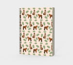 Tigers with fern leaves pattern