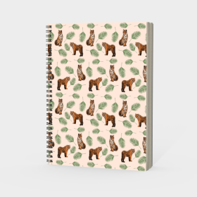 Tigers with fern leaves pattern