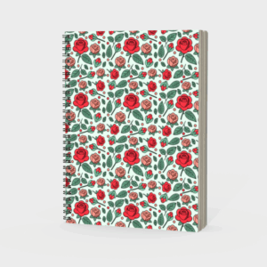 Stop & Jot the Roses Spiral Notebook