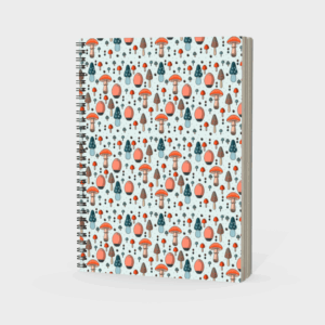 Mushroom Magic Spiral Notebook