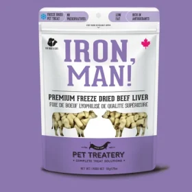 50g pouch of Granville Island Pet Treatery Beef Liver Freeze-Dried Pet Treats