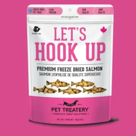 50g pouch of Granville Island Pet Treatery Wild Salmon Freeze-Dried Pet Treats