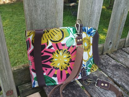 Leather Flower Clutch Purse - Image 2