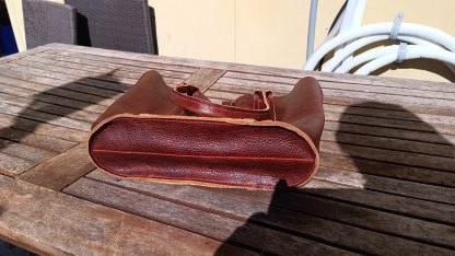Paddock Whiskey Leather Tote Bag - Image 7