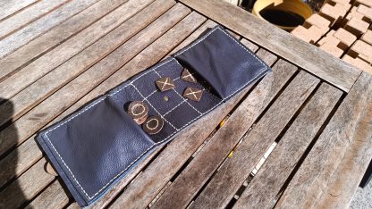 Leather Travel Tic Tac Toe - Image 4