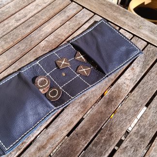 Leather Travel Tic Tac Toe