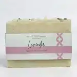 Handcrafted vegan soap with lavender essential oil by Old Soul