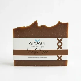 Handcrafted bean-infused soap with natural vanilla by Old Soul