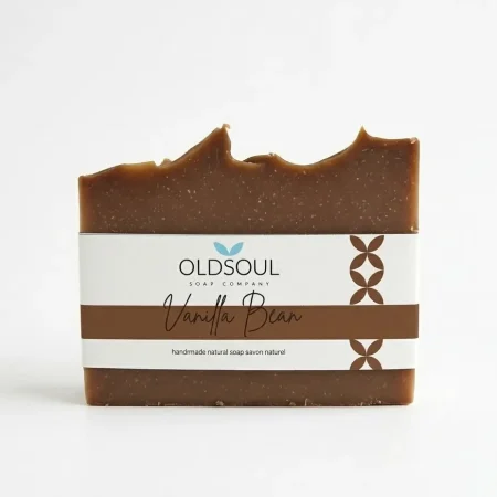 Handcrafted bean-infused soap with natural vanilla by Old Soul