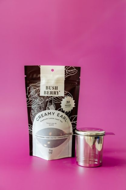 Bush Berry Organic Creamy Earl Grey Loose Leaf Tea (72g)