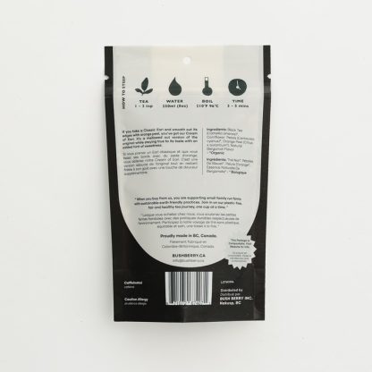 Bush Berry Organic Creamy Earl Grey Loose Leaf Tea (72g) - Image 3