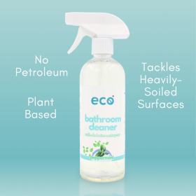 Nettoyant de salle de bain à la menthe poivrée