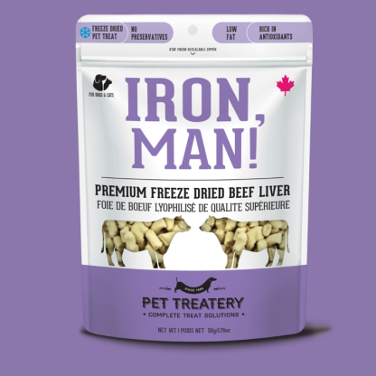 Beef Liver Freeze-Dried Pet Treats by The Granville Island Pet Treatery