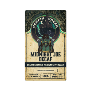 Coffin Creek Coffee Midnight Joe Decaf - Whole Bean