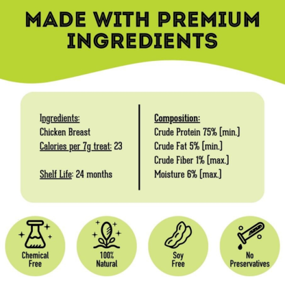 Chicken Breast Dehydrated Pet Treats by The Granville Island Pet Treatery - Image 4