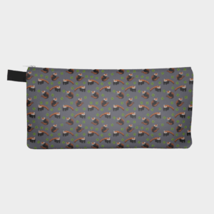 Red Panda Charm Pencil Case