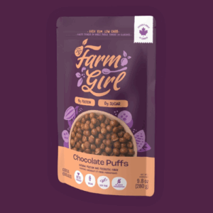 Farm Girl Chocolate Puffs Cereal