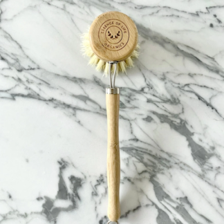 Reusable Dish Brush with A 100% Compostable Head