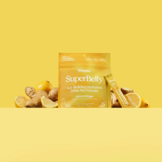Blume SuperBelly Hydration & Gut Mix – Lemon Ginger (15 Sticks)