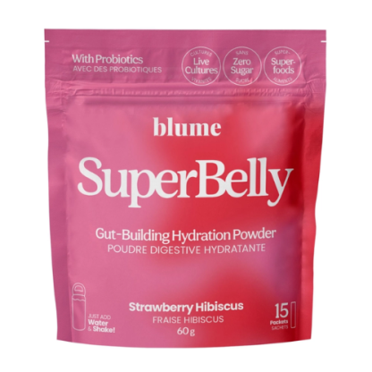 Blume Superbelly Hydration & Gut Mix – Strawberry Hibiscus (15 Servings) - Image 6