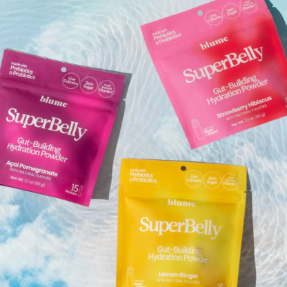 Blume SuperBelly Hydration & Gut Mix – Lemon Ginger (15 Sticks) - Image 6