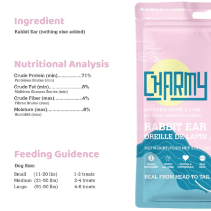 Naturally Satisfying: Air-Dried Rabbit Ear Pet Treats - Image 6