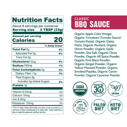 Good Food For Good – Organic Classic BBQ Sauce - Image 4
