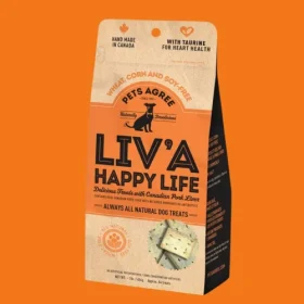 1 lb bag of Granville Island Pet Treatery Pork Liver Grain-Free Dog Biscuits