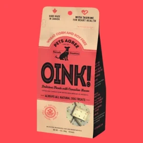 1 lb bag of Granville Island Pet Treatery Bacon Grain-Free Dog Biscuits