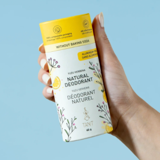 Natural Solid Deodorant – Yuzu + Verbena (60 g)