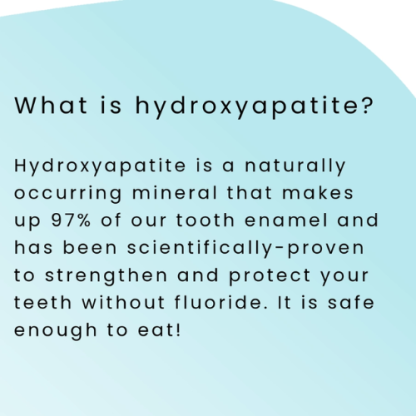 Nelson Naturals Hydroxyapatite Toothpaste – Fresh Mint (93g, Fluoride-Free, Zero-Waste) - Image 2