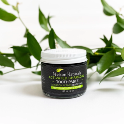 Nelson Naturals Activated Charcoal Toothpaste – The Original Zero Waste Formula (93g) - Image 2
