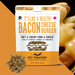 It's Like a Healthy Bacon Cheeseburger - Soft &amp; Chewy Pork &amp; Cheese Dog Treats - Image 3