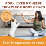 It's Like a Healthy Bacon Cheeseburger - Soft &amp; Chewy Pork &amp; Cheese Dog Treats - Image 7