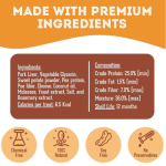 It's Like a Healthy Bacon Cheeseburger - Soft &amp; Chewy Pork &amp; Cheese Dog Treats - Image 2