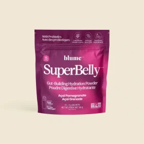 Blume SuperBelly Açai Pomegranate pouch with 15 servings