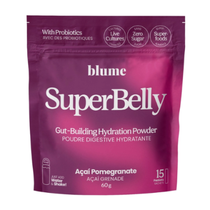 Blume SuperBelly Hydration & Gut Mix – Açaí Pomegranate (15 Sticks) - Image 4