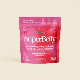 Blume SuperBelly Strawberry Hibiscus pouch with 15 servings