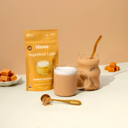 Blume Superfood Latte Powder – Salted Caramel (25 Servings) - Image 5
