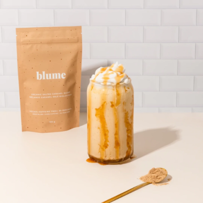 Blume Superfood Latte Powder – Salted Caramel (25 Servings) - Image 2