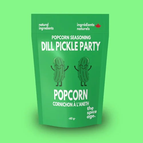 The Spice Age Dill Pickle Popcorn Seasoning pouch