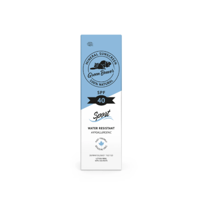 Green Beaver Mineral Sunscreen SPF 40 Sport – 100% Natural, Benzene-Free & Reef-Safe - Image 2