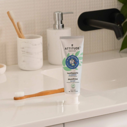 ATTITUDE Kids Toothpaste with Fluoride – Blueberry - Image 2