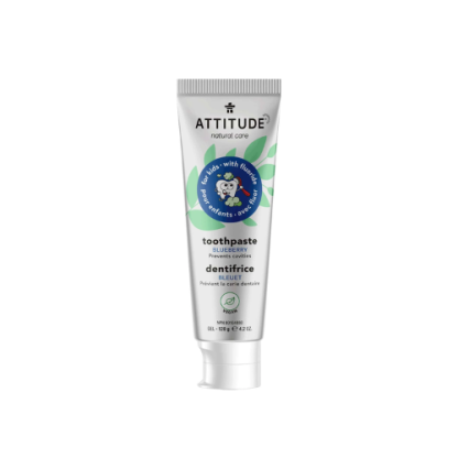 ATTITUDE Kids Flouride Toothpaste - Blueberry
