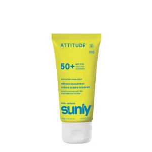 ATTITUDE Baby SPF 30 and Kids SPF 50 Mineral Sunscreen tube