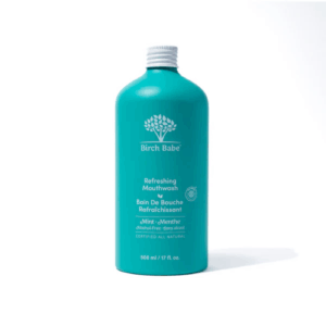 Birch Babe Refreshing Mouthwash – Alcohol-Free, Botanical Freshness for the Whole Family