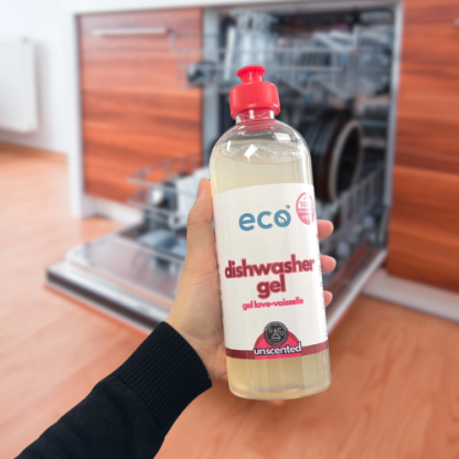 Eco Company Unscented Dishwasher Gel – Biodegradable, Phosphate-Free & Cruelty-Free (500ml, Made in Canada) - Image 2