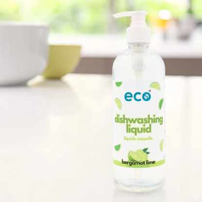 Eco Company Dishwashing Liquid – Bergamot Lime (500ml), Plant-Based & Biodegradable - Image 3