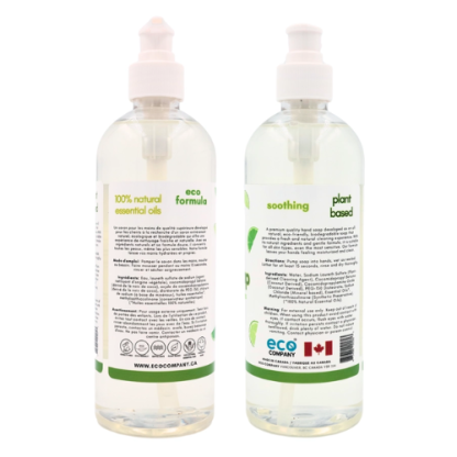 Eco Company Hand Soap – Bergamot Lime (500ml), Gentle, Natural & Biodegradable - Image 2