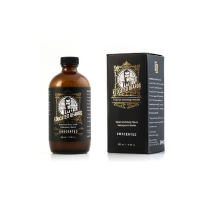 Educated Beards Unscented Beard & Body Wash (250ml) - Image 2